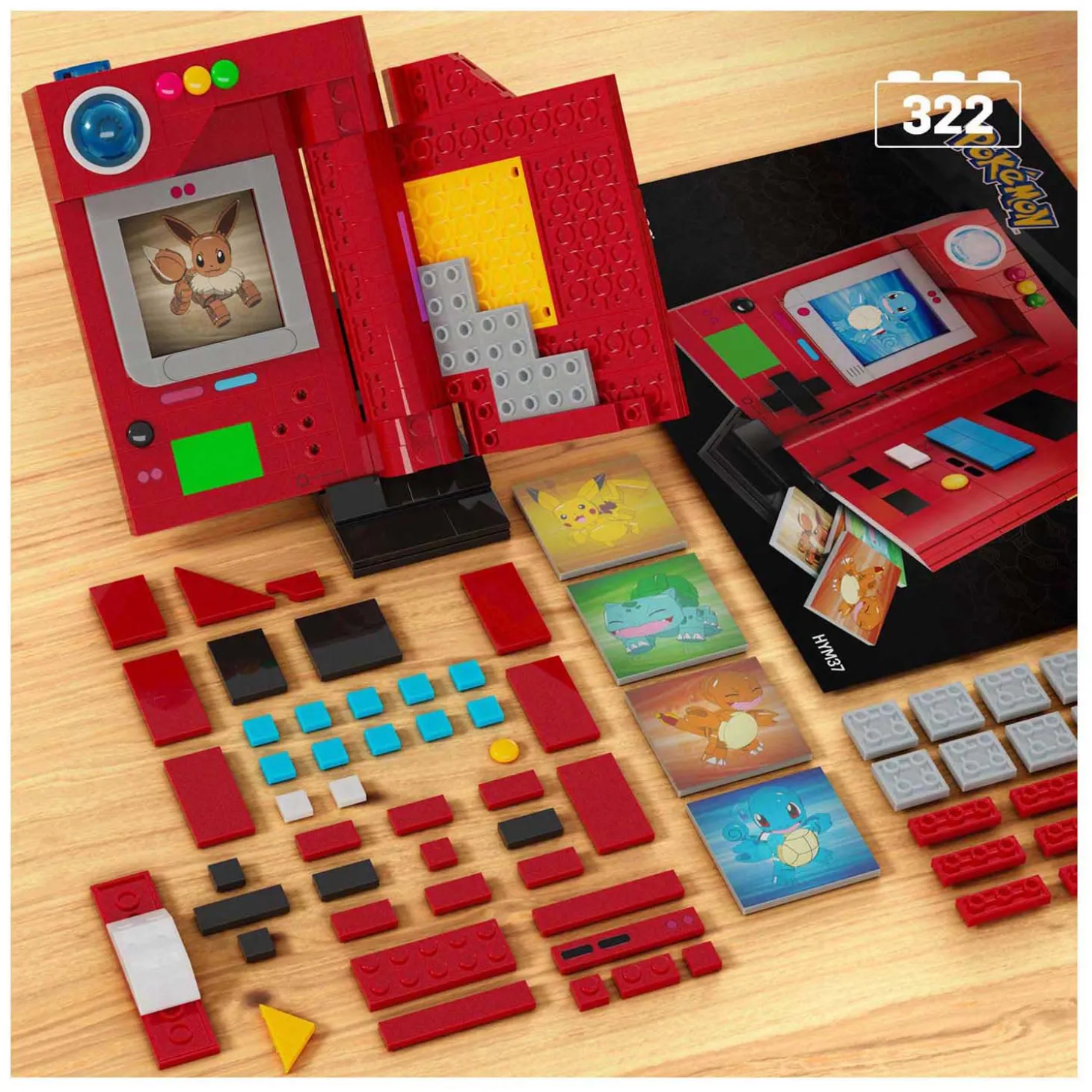 Mega Construx Pokémon Bouwset - Pokédex Kanto Regio