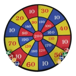 Mega Dartbord Klittenband, 8 ballen