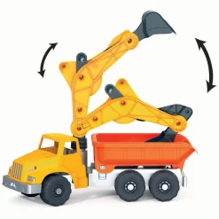 Mega Kiepvrachtwagen met Grijper, 75cm