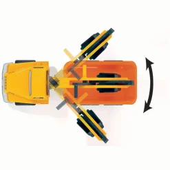 Mega Kiepvrachtwagen met Grijper, 75cm