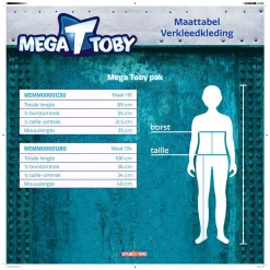 Mega Mindy Verkleedpak Toby, 3-5 jaar