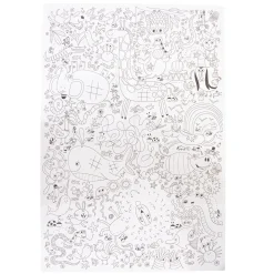 Megagroot Tafelkleed om in te Kleuren, 98x68cm