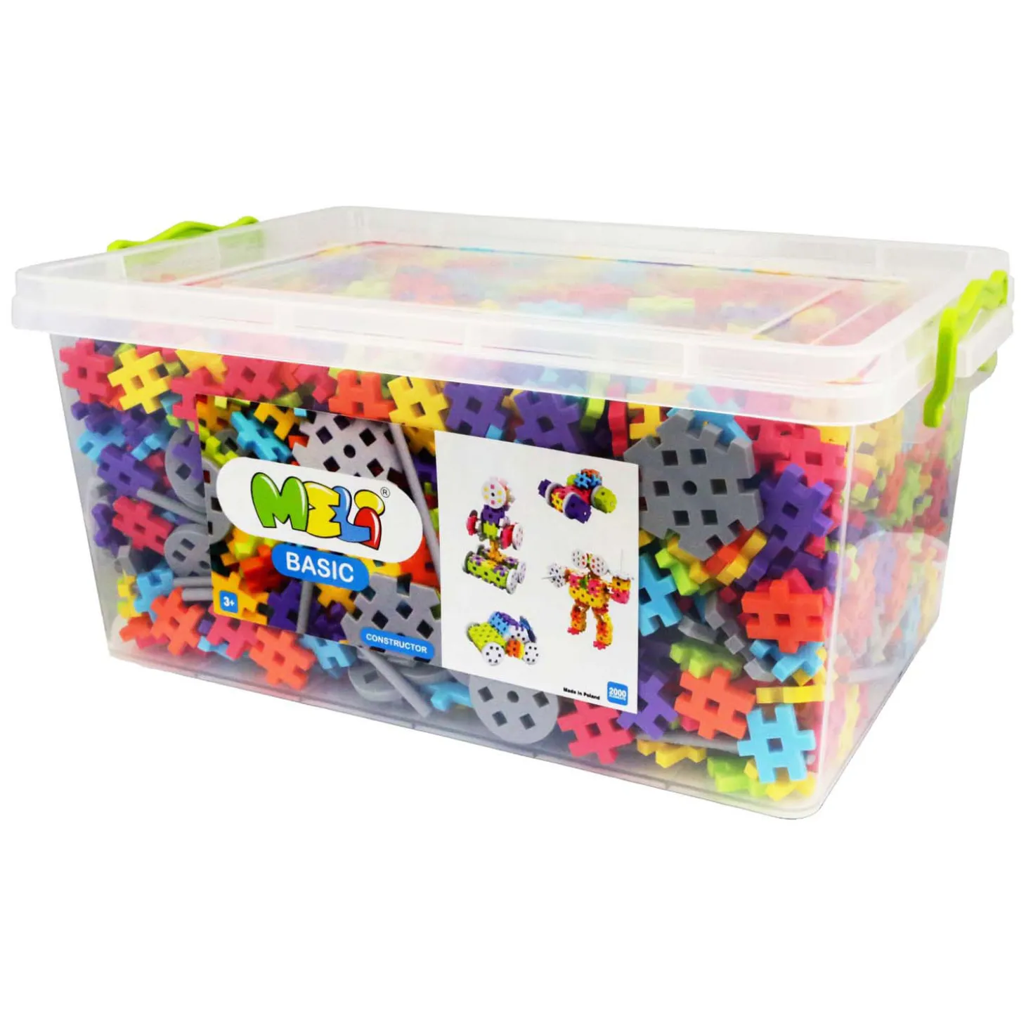 Meli Basic Constructieblokken, 2000dlg.