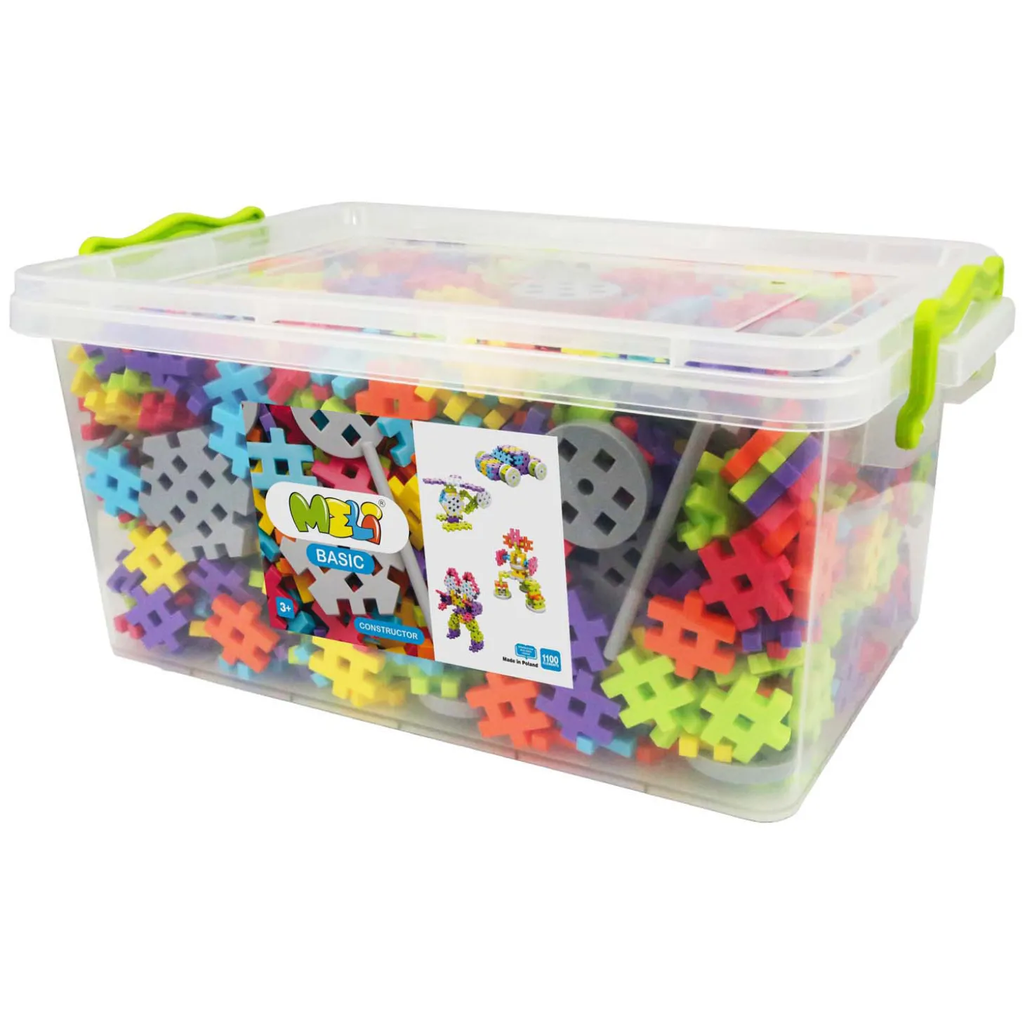 Meli Basic Constructieblokken, 1100dlg.