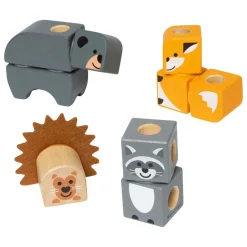 Melissa & Doug - Blockables Speelset Bosvriendjes - 16dlg.