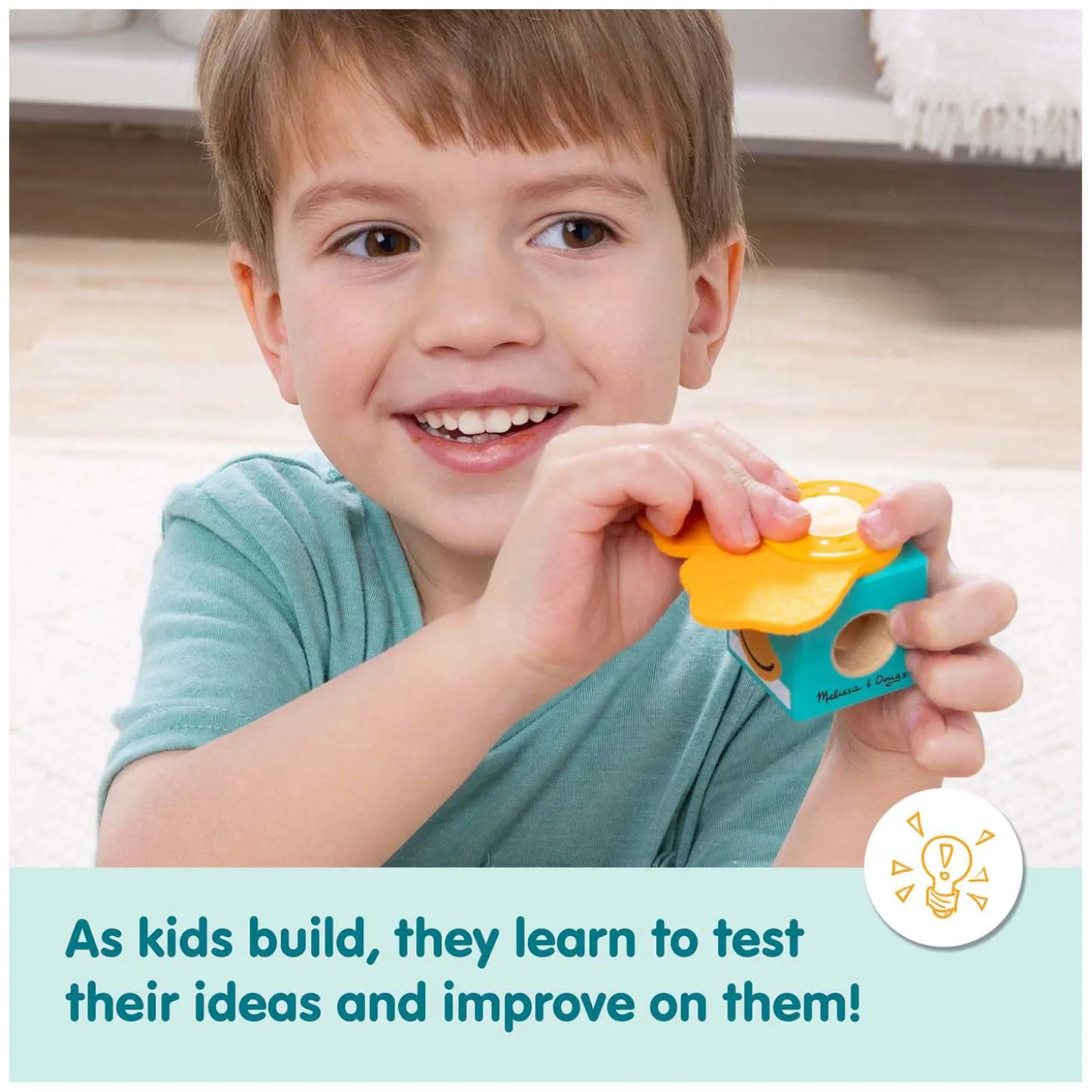 Melissa & Doug - Blockables Boerderijvriendjes Speelset - 16dlg.