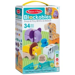 Melissa & Doug - Blockables Safari Speelset - 34dlg.