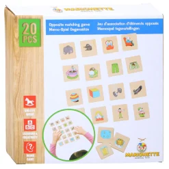 Memospel Tegenstelling Hout, 20dlg.