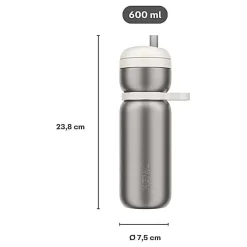 Mepal Isoleerfles Twist 600 ml - Moss green