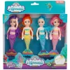 Mermaids Zeemeermin Pop Zusjes, 4st.