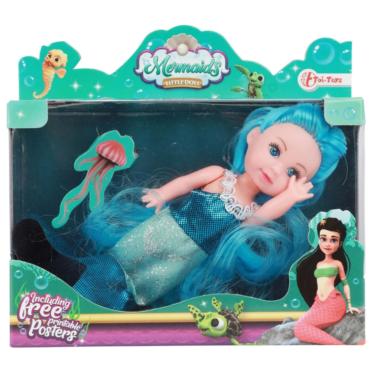Mermaids Zeemeerminpop Dream Hair, 11cm