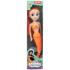 Mermaids Zeemeerminpop met Buigbare Staart, 18cm