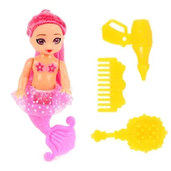 Mermaids Zeemeerminpop met Kammetjes, 12cm