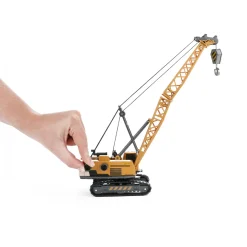 METAL Bouwvoertuig -kraanwagen mt rupsbanden 1:55