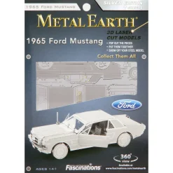 Metal Earth 1965 Ford Mustang Coupe Zilver Editie