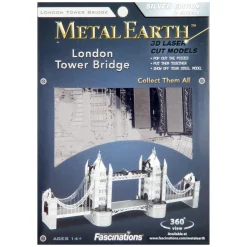Metal Earth London Tower Bridge Zilver Editie