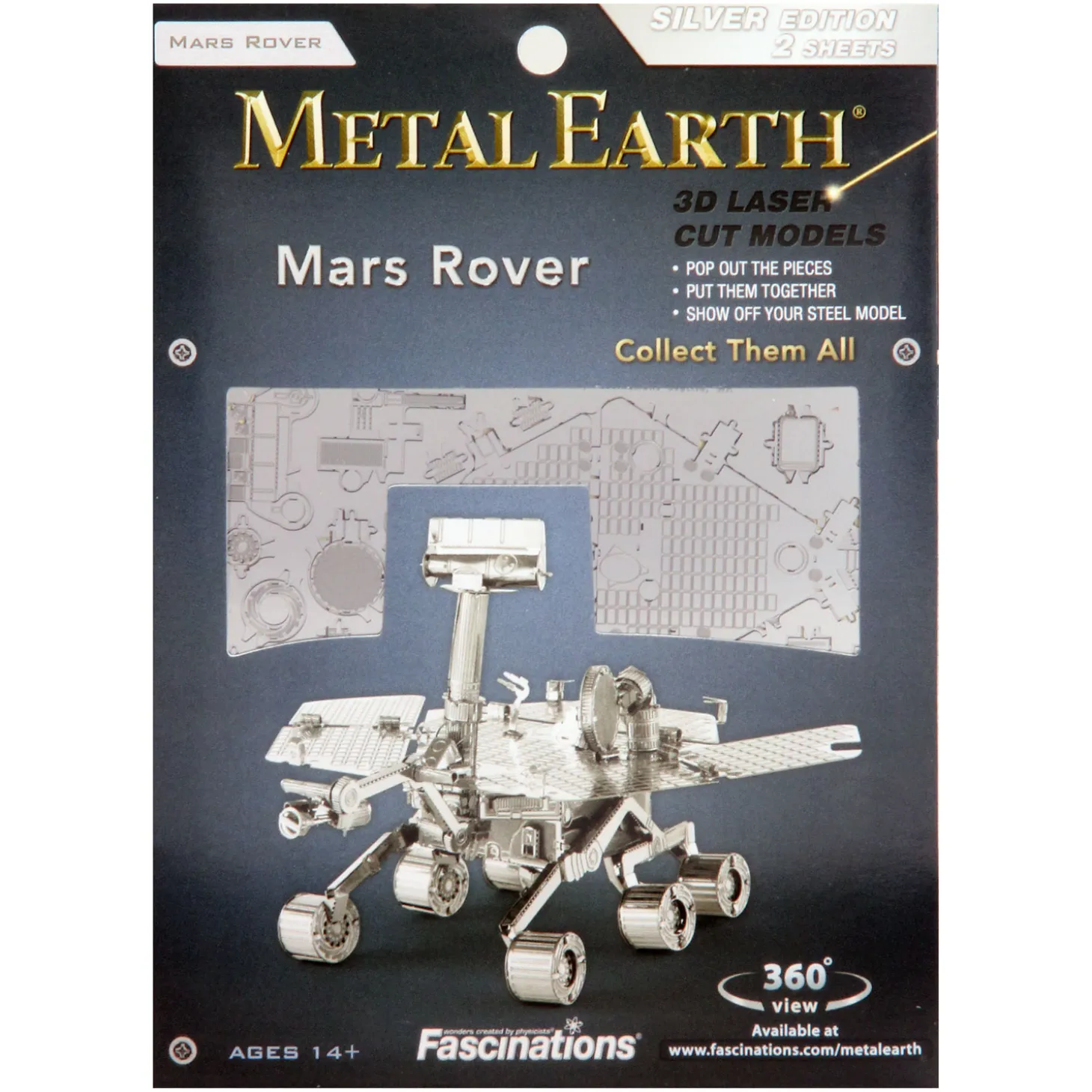 Metal Earth Mars Rover