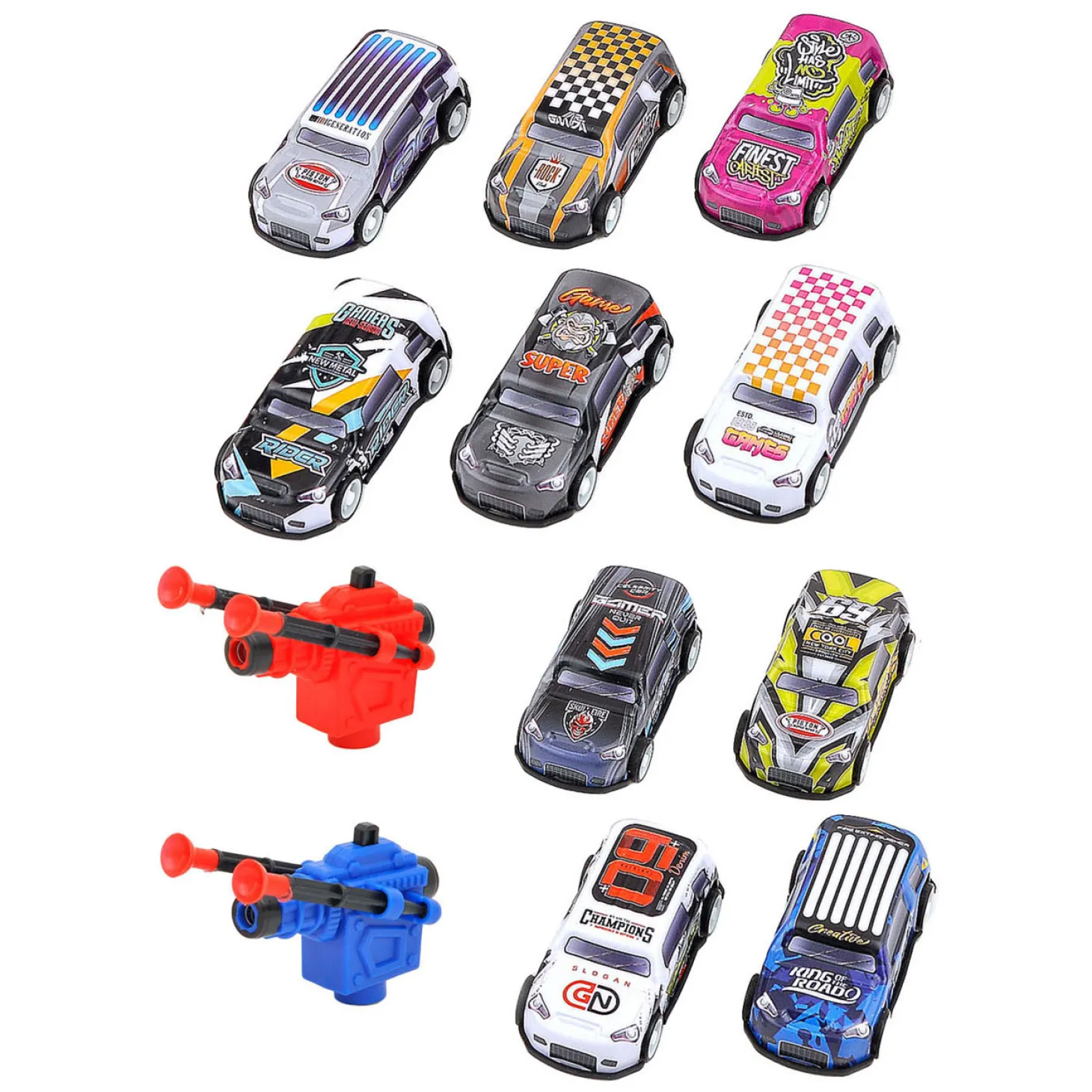 Metalen Autotje met Afschietfunctie