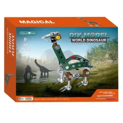 Metalen Constructieset Langnek, 80dlg.