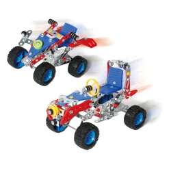 Metalen Constructieset Voertuigen 2in1 Pull Back, 171dlg.