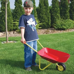 Metalen Kruiwagen Rood