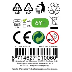 Metalen Tol Gyro Battle met Licht
