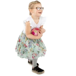 Metallic Voetbal Roze, 15cm