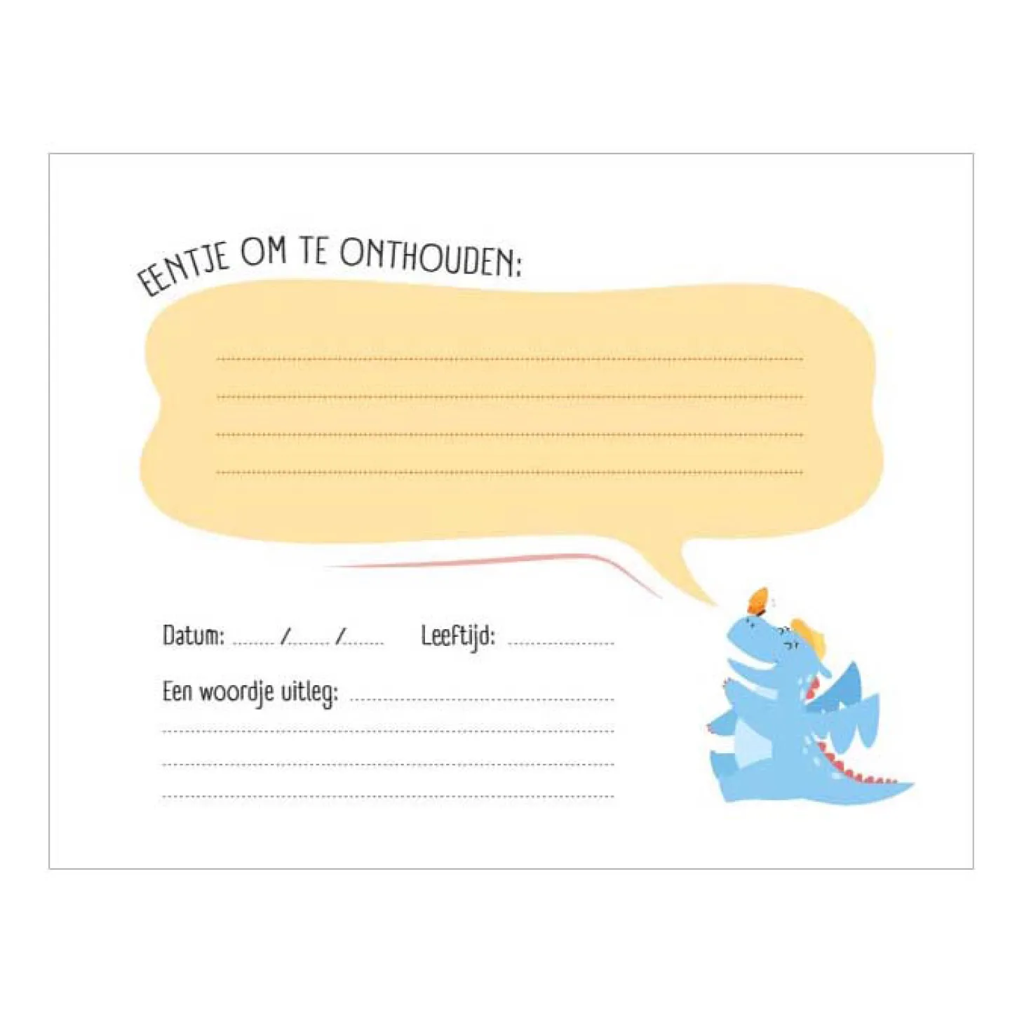 Mijn Leukste Uitspraken Boek (Oranje)