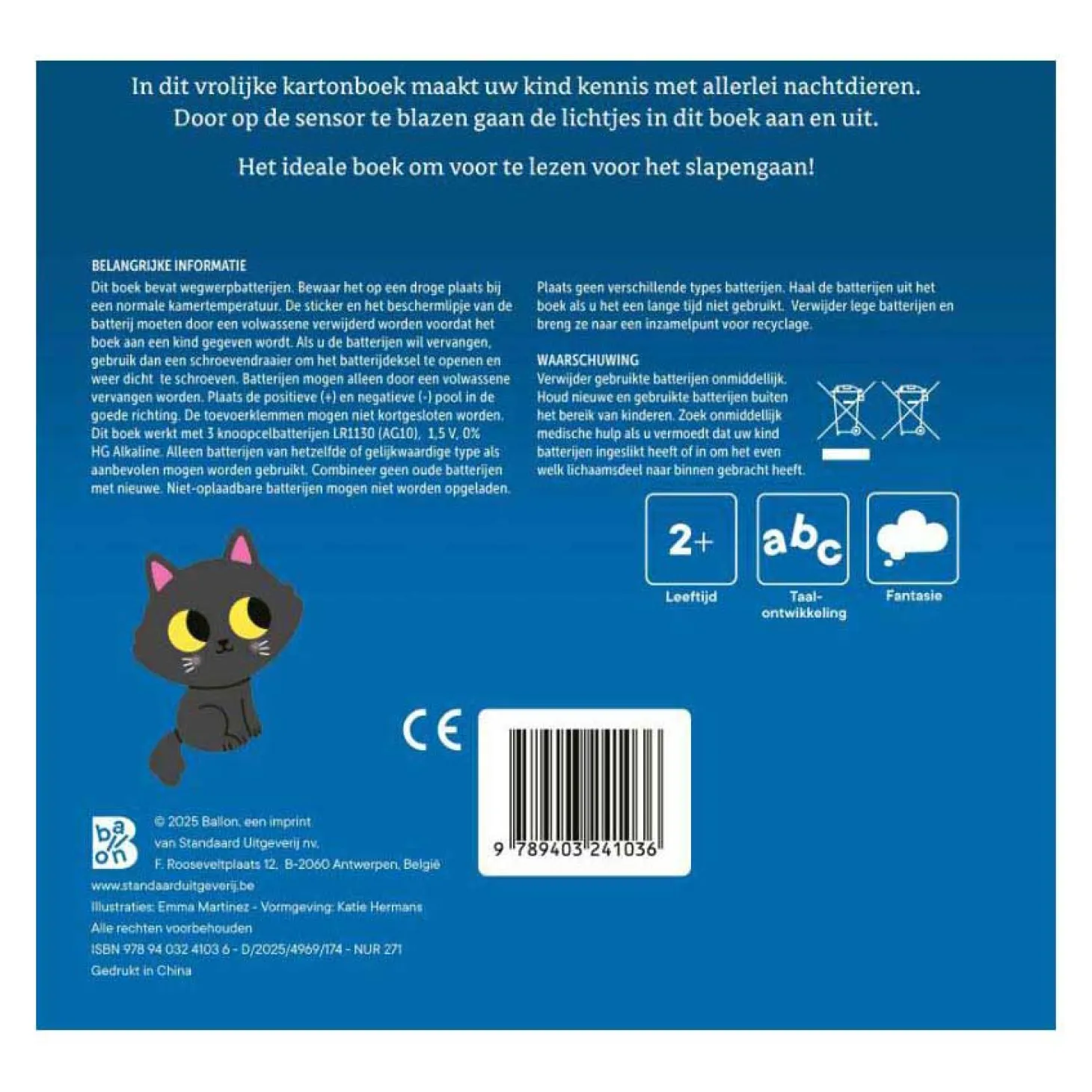 Mijn Lichtjesboek - Dieren in de Nacht 2+