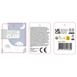 Mini Club konijn Knuffel Pluche Roze, 13cm