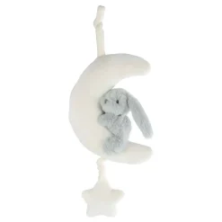 Mini Club Muziekmobiel Konijn Pluche Blauw