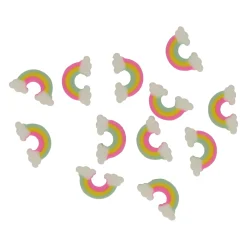 Mini Gummetjes Regenboogwolken in Glas, 12st.
