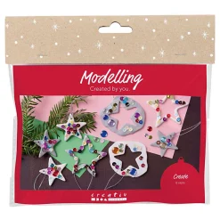 Mini Hobbyset Boetseren Sterren Zilver Wit