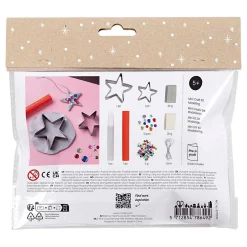 Mini Hobbyset Boetseren Sterren Zilver Wit