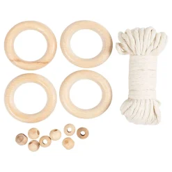 Mini Hobbyset Macrame Servetring Off-white