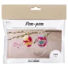 Mini Hobbyset Pompom Ei, 2st. Pasen