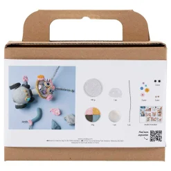 Mini Hobbyset Robot Boetseren Grijs en Roze