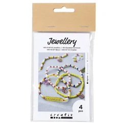 Mini Hobbyset Sieraden Krimpfolie Armbanden Geel