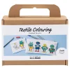 Mini Hobbyset Textiel Decoreren Robot Primair Kleuren