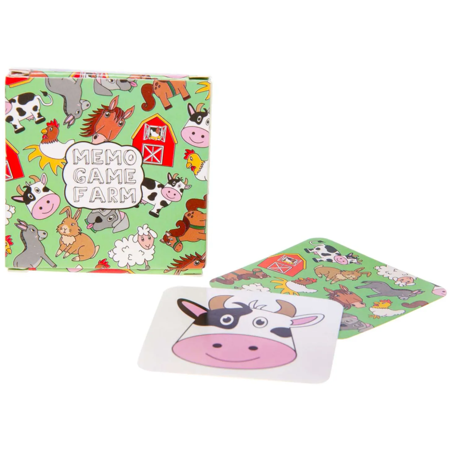 Mini Memospel Boerderijdieren, 28 Kaarten