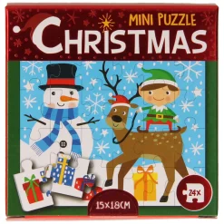 Mini Puzzel Kerst, 24st.