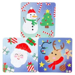 Mini Puzzeltje Kerst, 16st.