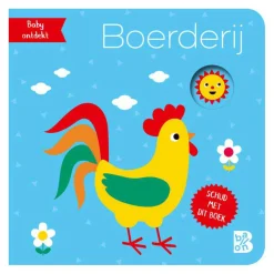 Mini Schudboekje Met Rammelaar - Boerderij