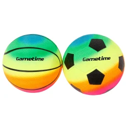 Mini Sportballen Set Voetbal/Basketbal, 2st.