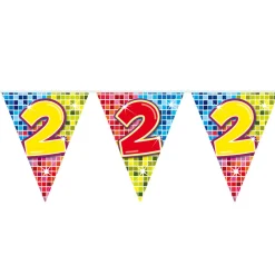 Mini Vlaggenlijn Blocks 2 jaar, 3mtr.