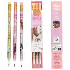 Miss Melody Doorschuif Potloden, 3st.