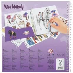 Miss Melody Dress Me Up Around the World Stickerboek