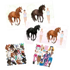 Miss Melody Dress Me Up Stickerboek