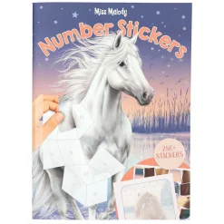 Miss Melody Nummer Stickers Stickerboek