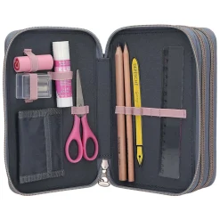 Miss Melody 3-Vaks Etui Gevuld met 3D Effect